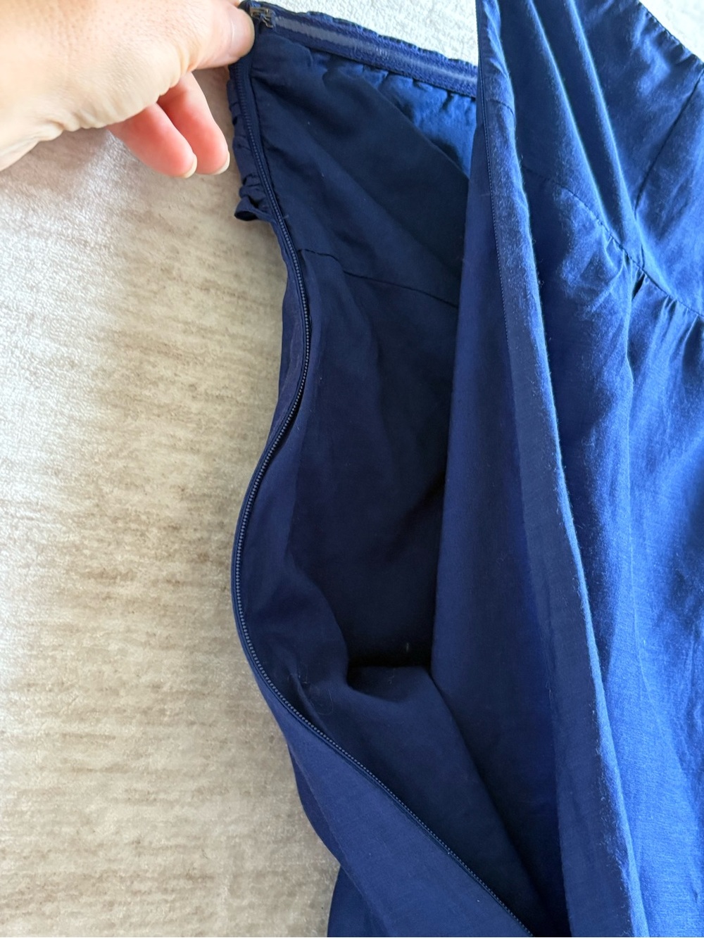 Blue Single Strap Dress by Ann Taylor Loft Size 4 - Picture 9 of 9